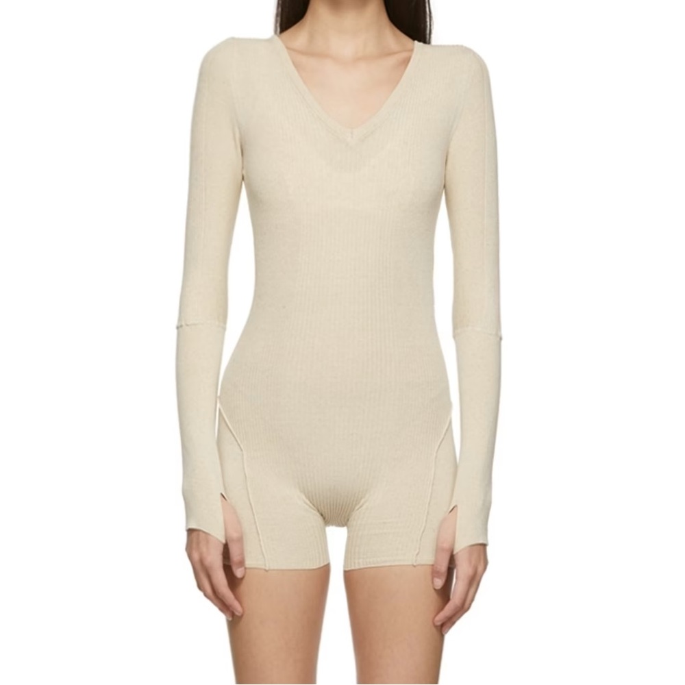 jacquemus knitted romper